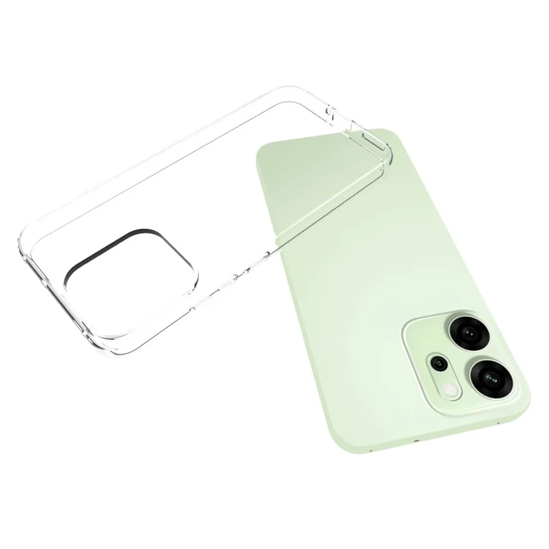 10Pcs  /  Pack For Oppo Reno14 F 5G Case Watermark Free TPU Protective Clear Phone Cover