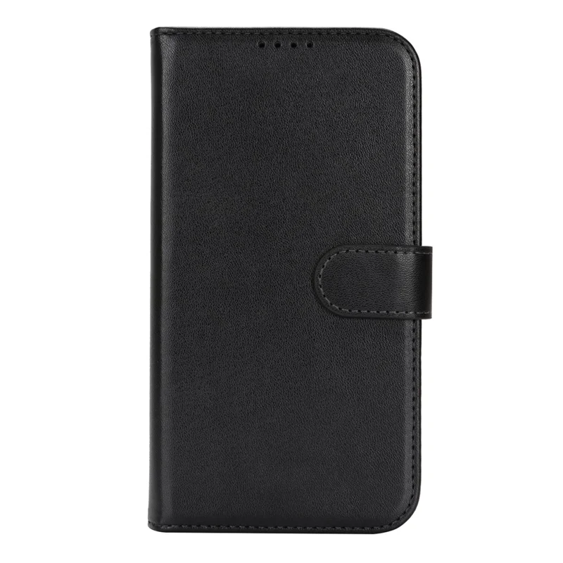 For iPhone SE (2022) / (2020) / 8 / 7 Stand Case Shockproof Leather Wallet Phone Cover - Black