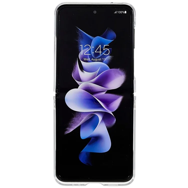 Für Samsung Galaxy Z Flip4 5G Ultra Slim Anti-Scratch Faltbares Handyhülle Transparente Harte PC-Rückseite