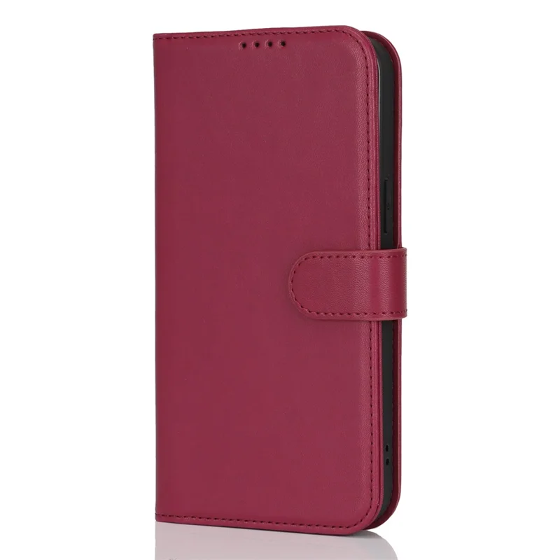 For iPhone 14 Pro Stand Case Shockproof Leather Wallet Phone Cover - Red