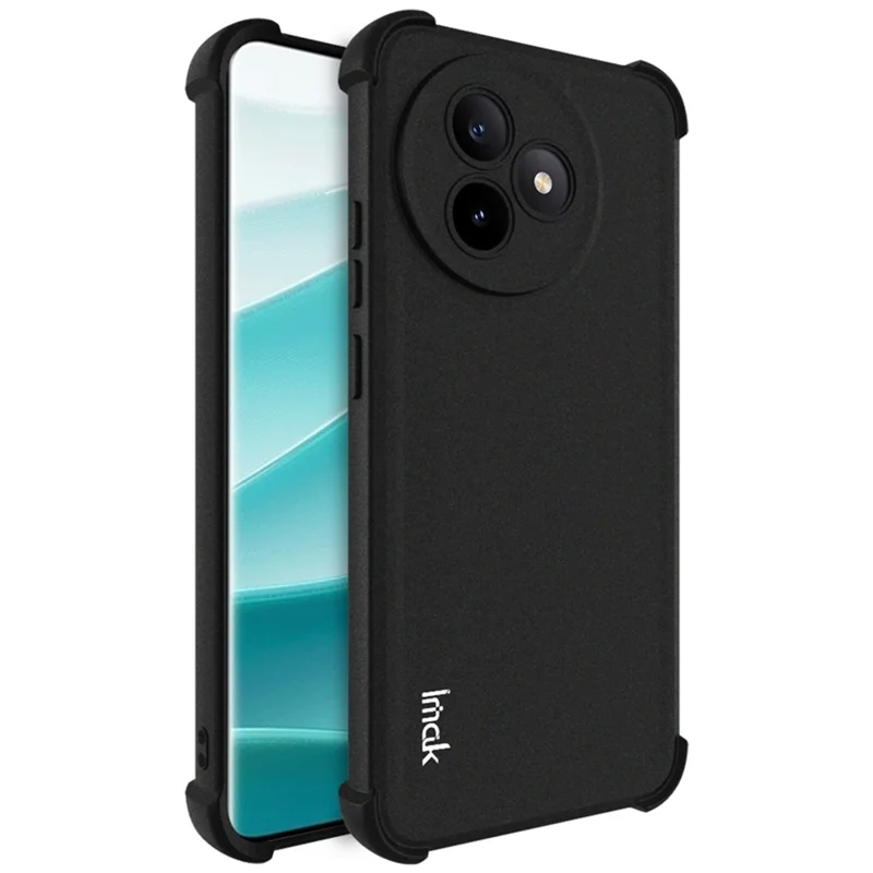 IMAK для Xiaomi Redmi K80 Ultra 5G Чехол TPU Противоударный Чехол для Телефона с Защитой от Падений - Матовый Черный