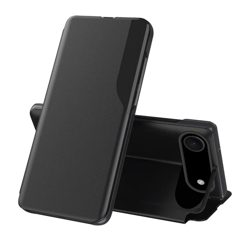 Per iPhone 17 Pro Max Cover Folio Flip Custodia in Pelle PU - Nero