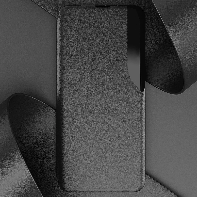 Per iPhone 17 Pro Max Cover Folio Flip Custodia in Pelle PU - Nero