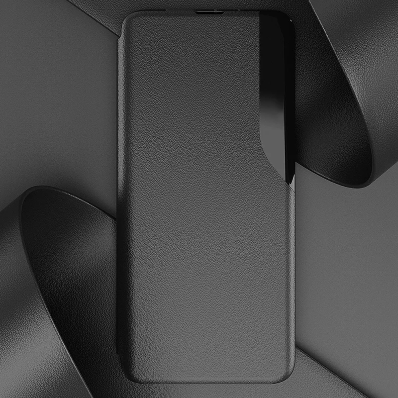 Étui folio en cuir PU avec support pour iPhone 17 - Noir
