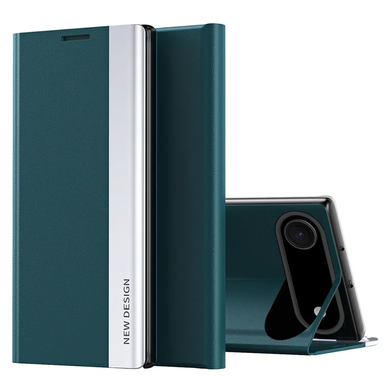 Cover in Pelle per iPhone 17 Air con Supporto Antiurto - Verde