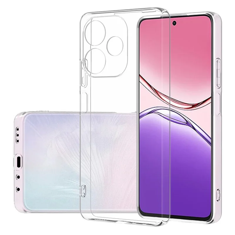 Capa Traseira para Oppo A5 Pro 5G (Global) Ultrafina Flexível de TPU Transparente para Celular