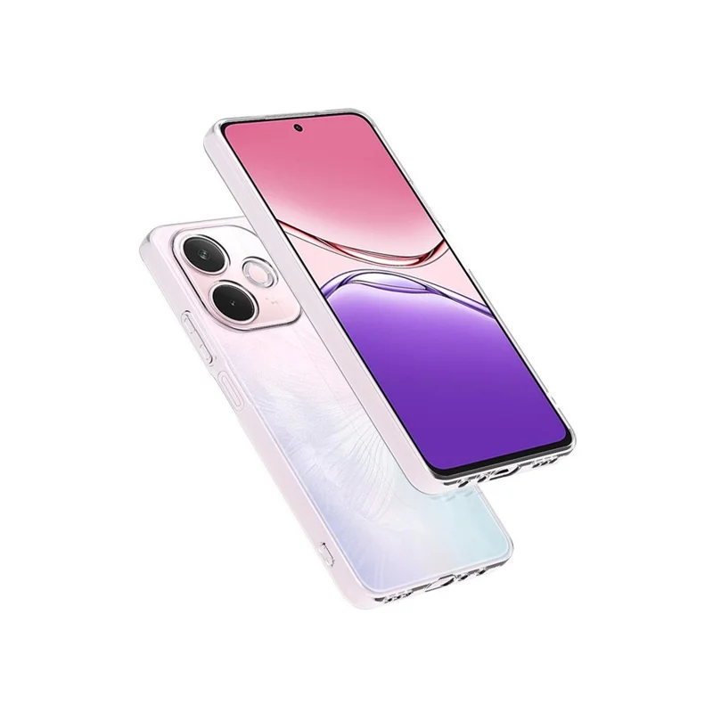 Capa Traseira para Oppo A5 Pro 5G (Global) Ultrafina Flexível de TPU Transparente para Celular