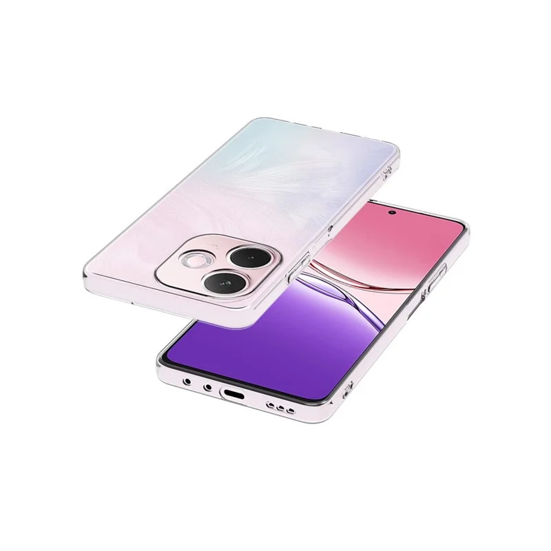 Capa Traseira para Oppo A5 Pro 5G (Global) Ultrafina Flexível de TPU Transparente para Celular