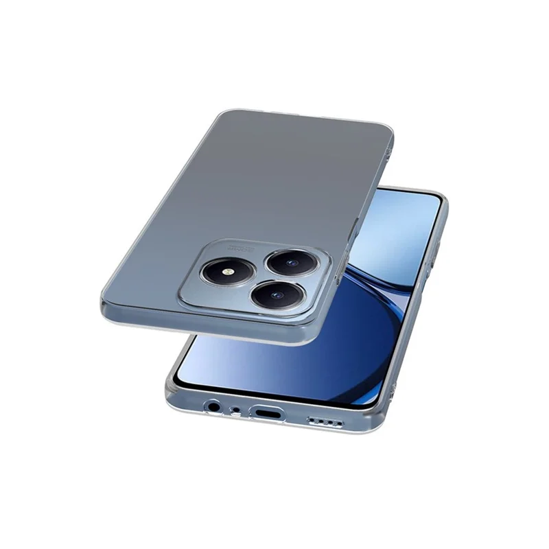 For Realme Note 60x 4G Back Cover Ultra Thin Flexible TPU Clear Phone Case