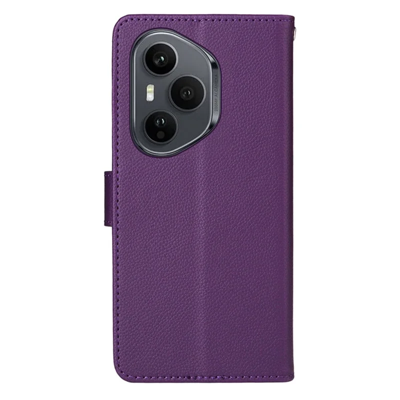 ENKAY HAT PRINCE Para Honor 400 Pro 5G (Global) Funda Cartera con Correa Bloqueo RFID de Cuero con Soporte para Teléfono - Morado