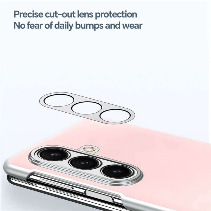 SULADA Für Samsung Galaxy Z Fold7 5G Hülle Lederhülle Kompatibel mit MagSafe Scharnierschutz - Rosa