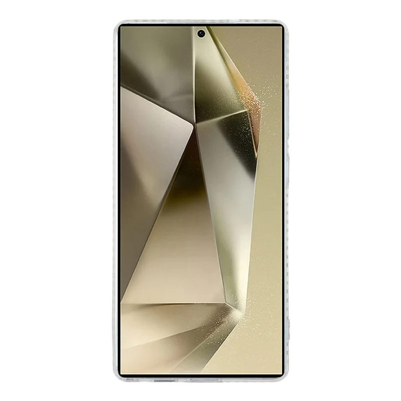 Für Samsung Galaxy S24 Ultra TPU-Hülle mit Strasssteinen, transparente Handyrückseite, präzise Aussparungen