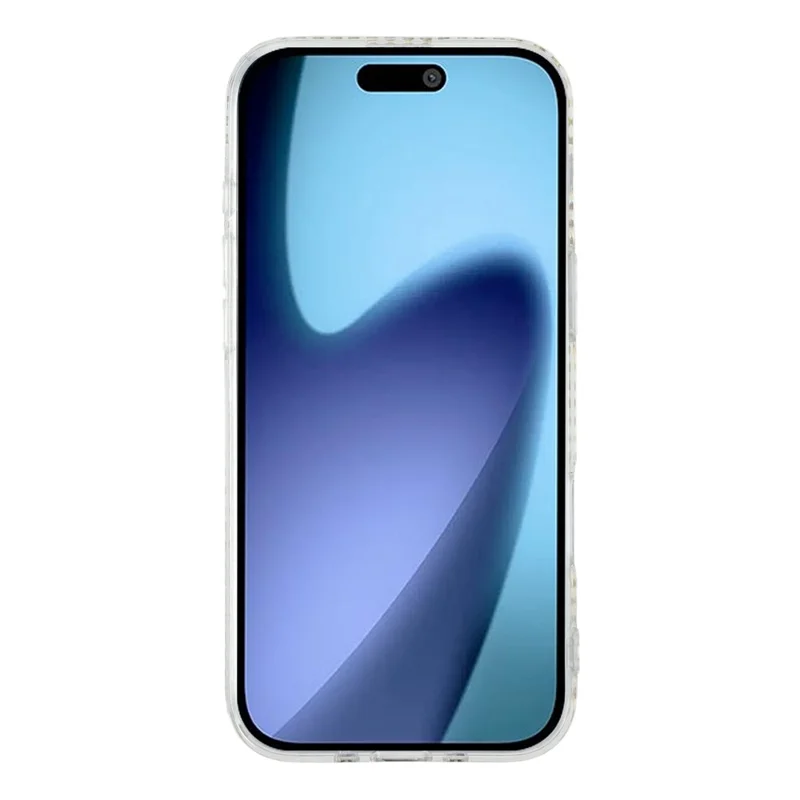 Für iPhone 17 Air TPU Hülle mit Strasssteinen Dekor Transparente Handyrückseite, Präzise Aussparungen