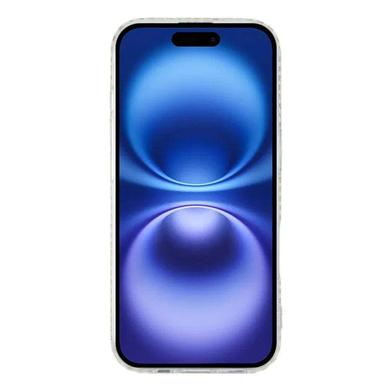 Für iPhone 17 Air TPU Hülle mit Strasskristall-Verzierung Transparente Handyrückseite, Präzise Ausschnitte