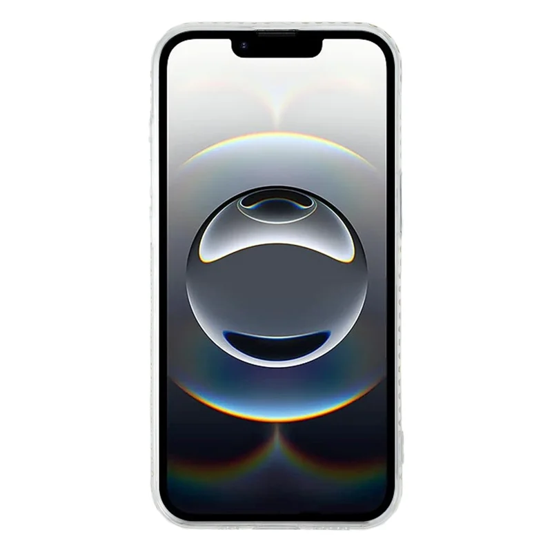 Für iPhone 16e TPU-Hülle mit Strassstein-Verzierung, transparente Rückseite, präzise Ausschnitte