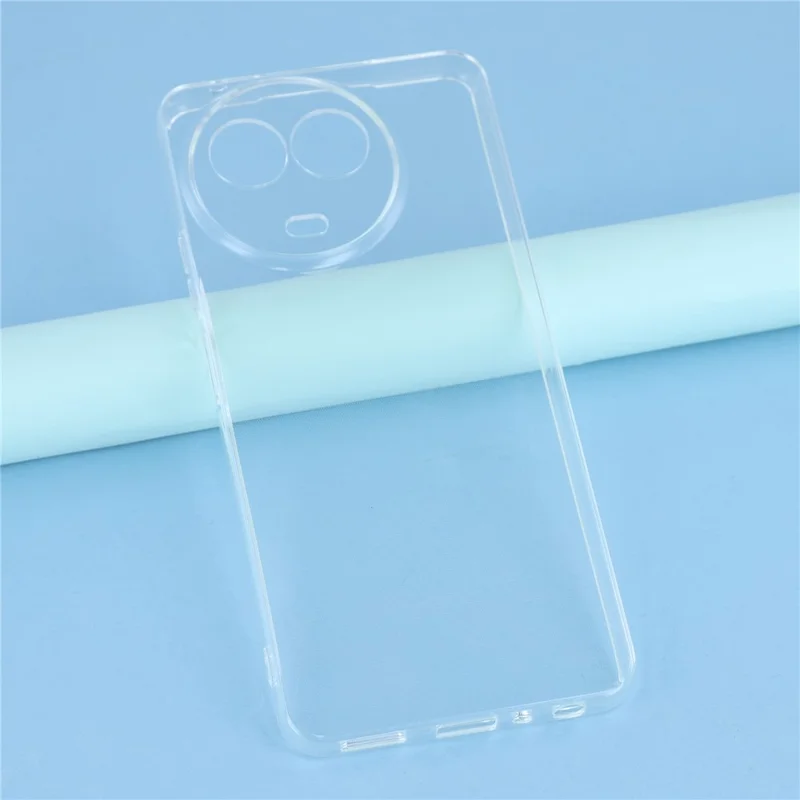 Für Realme C67 5G Rückseite Ultradünne flexible TPU transparente Handyhülle