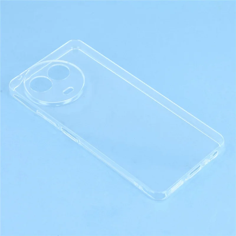 Für Realme C67 5G Rückseite Ultradünne flexible TPU transparente Handyhülle