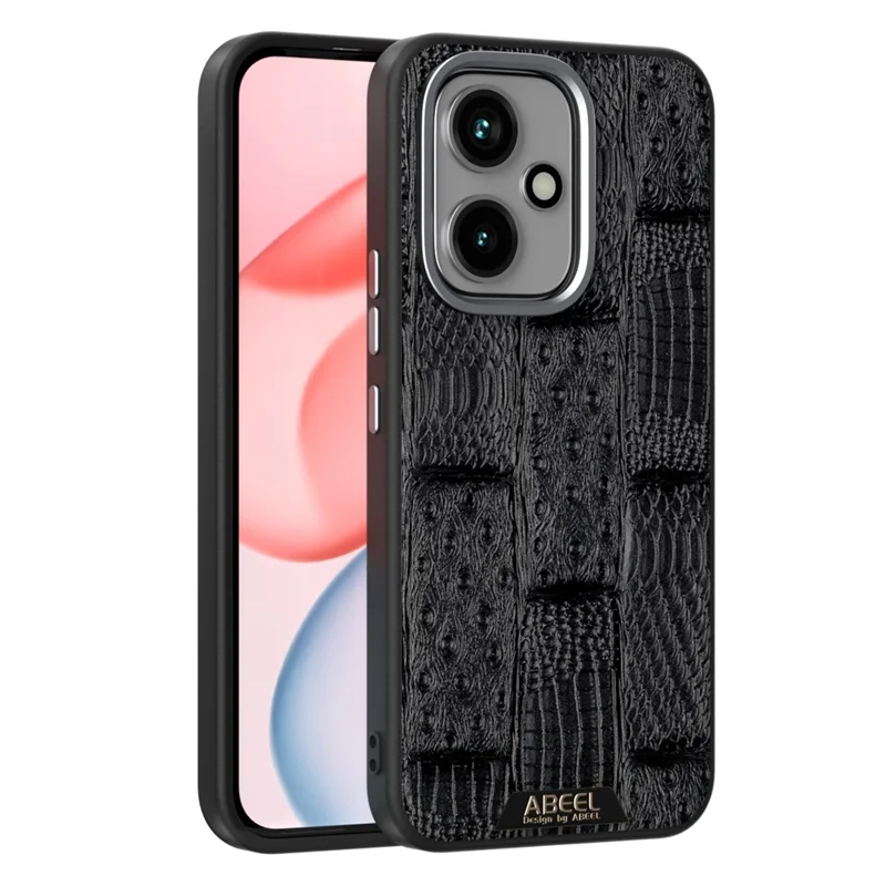 ABEEL For Honor 400 5G (Global) Case Compatible with MagSafe Beast Texture Micro-Embossing Back Cover - Black