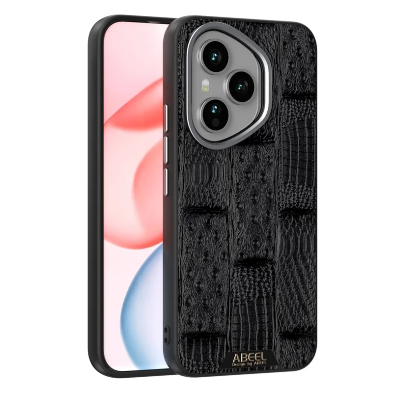 ABEEL For Honor 400 Pro 5G (Global) Case Compatible with MagSafe Beast Texture Micro-Embossing Back Cover - Black