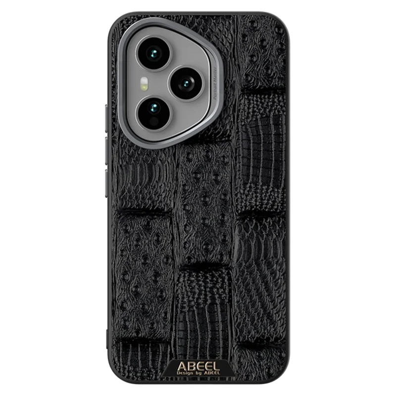 ABEEL For Honor 400 Pro 5G (Global) Case Compatible with MagSafe Beast Texture Micro-Embossing Back Cover - Black