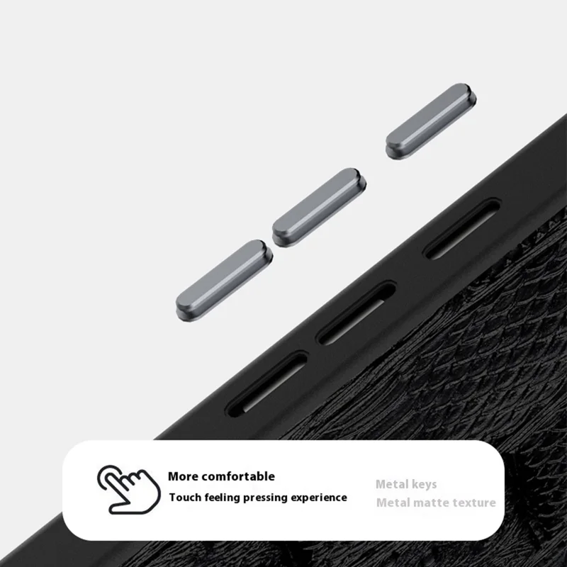 ABEEL For Google Pixel 9 Pro XL Case Compatible with MagSafe Beast Texture Micro-Embossing Back Cover - Black