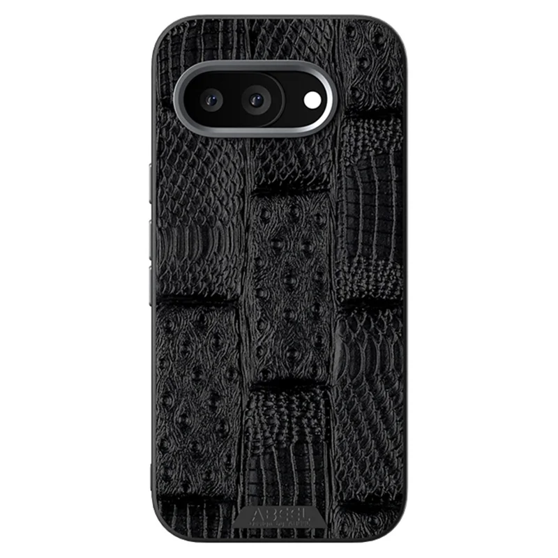 ABEEL For Google Pixel 9a Case Compatible with MagSafe Beast Texture Micro-Embossing Back Cover - Black
