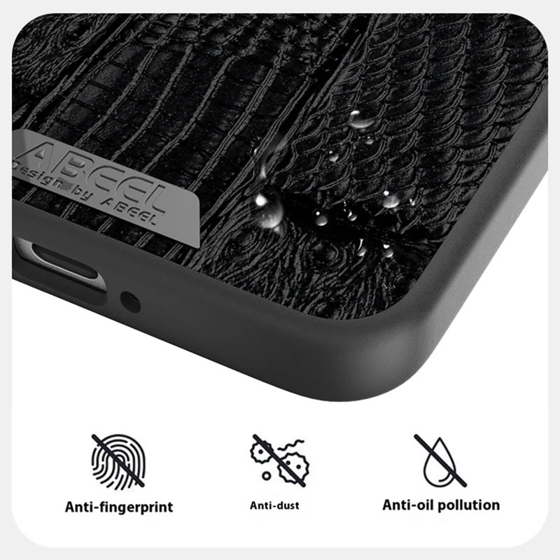 ABEEL For Xiaomi 15 Ultra Case Compatible with MagSafe Beast Texture Micro-Embossing Back Cover - Black