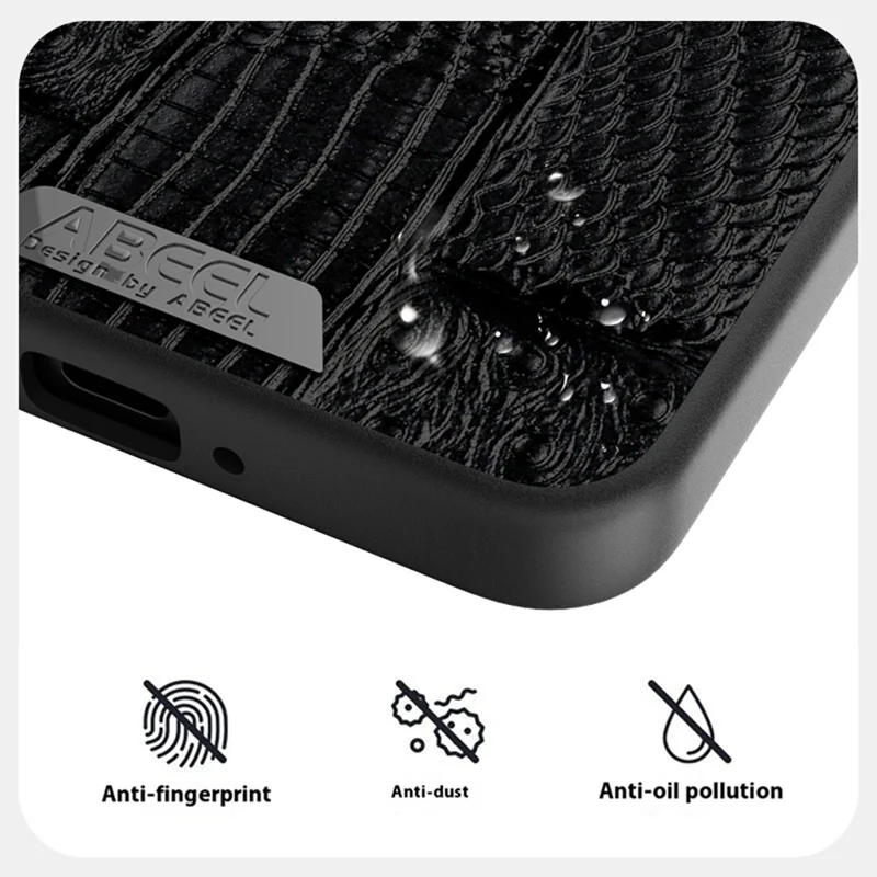 ABEEL For Xiaomi Redmi K80 5G  /  Poco F7 Pro 5G Case Compatible with MagSafe Beast Texture Micro-Embossing Back Cover - Black