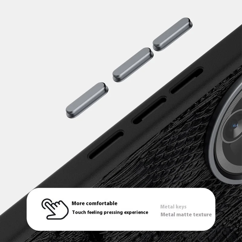 ABEEL For Xiaomi Redmi K80 5G  /  Poco F7 Pro 5G Case Compatible with MagSafe Beast Texture Micro-Embossing Back Cover - Black