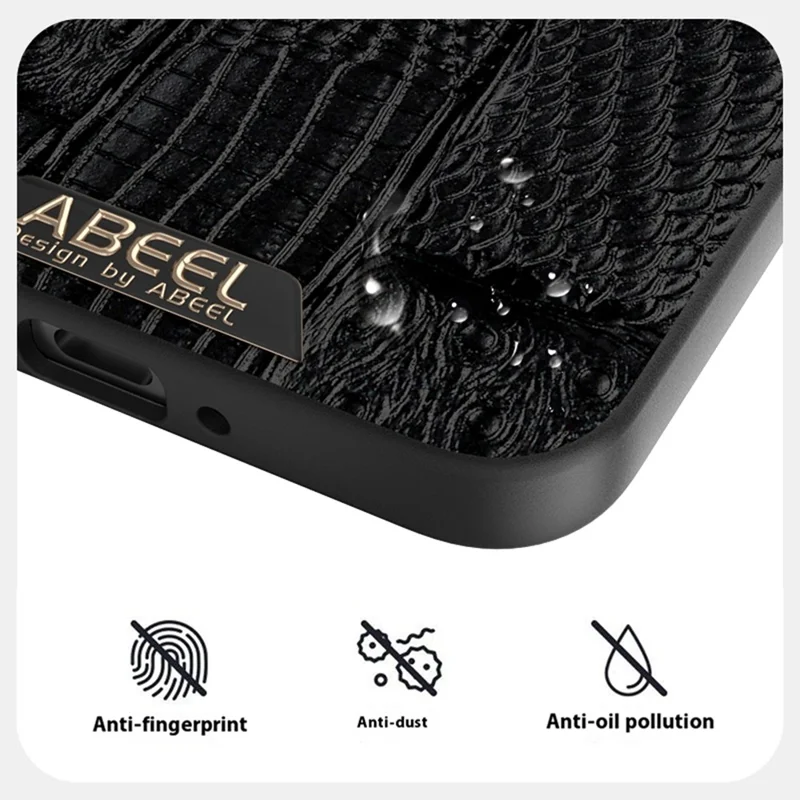 ABEEL For Oppo Reno14 5G (Global) Case Compatible with MagSafe Beast Texture Micro-Embossing Back Cover - Black