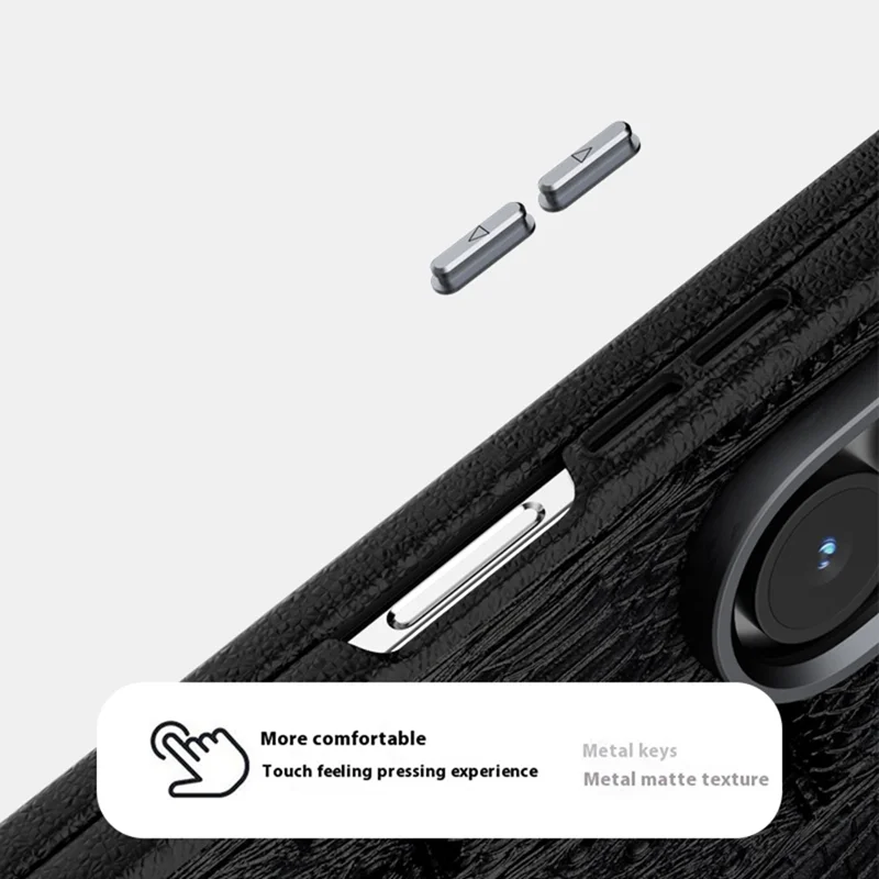 ABEEL For Samsung Galaxy Z Fold7 5G Case Compatible with MagSafe Beast Texture Micro-Embossing Back Cover - Black