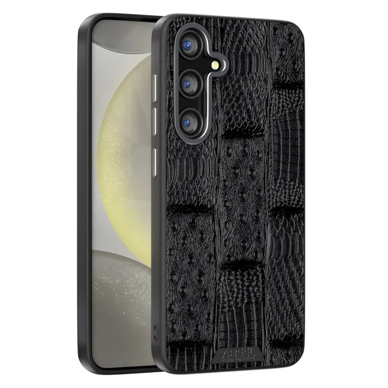 ABEEL For Samsung Galaxy S24 FE Case Compatible with MagSafe Beast Texture Micro-Embossing Back Cover - Black