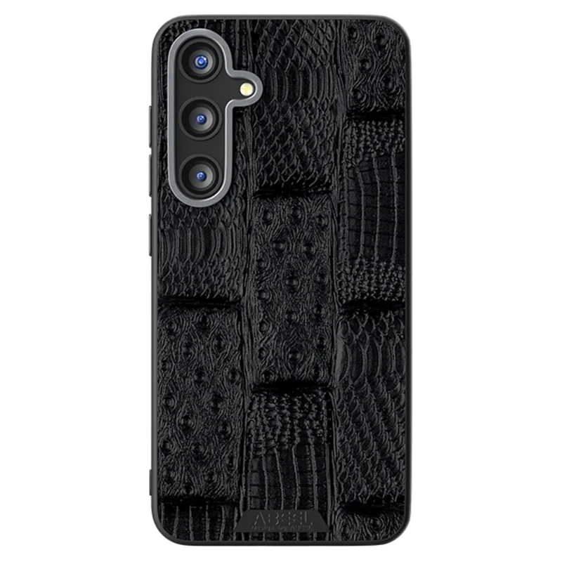 ABEEL For Samsung Galaxy S24 FE Case Compatible with MagSafe Beast Texture Micro-Embossing Back Cover - Black