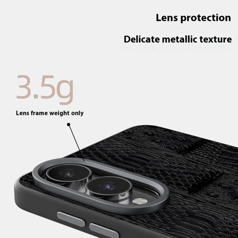 ABEEL для Samsung Galaxy S25 Edge Чехол, совместимый с MagSafe, с текстурой "Beast" и микротиснением, задняя крышка - Черный