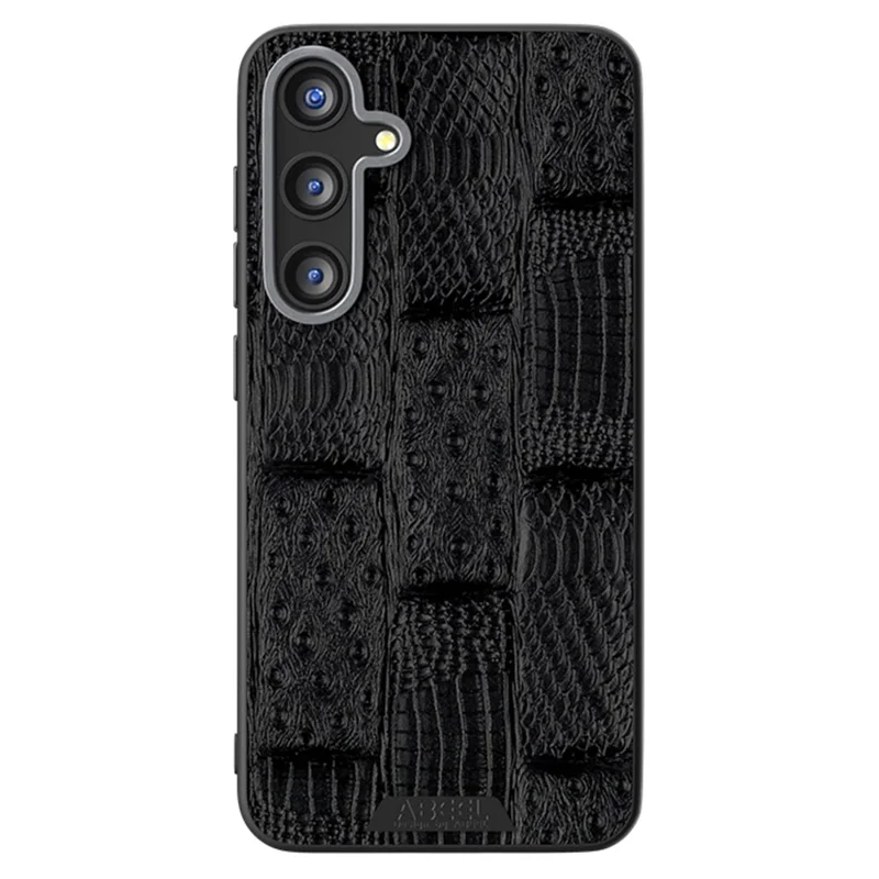 ABEEL For Samsung Galaxy S25+ Case Compatible with MagSafe Beast Texture Micro-Embossing Back Cover - Black