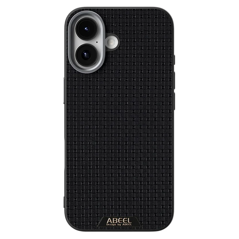 ABEEL For iPhone 17 Case Compatible with MagSafe Textured Micro-Embossing Back Cover - Black