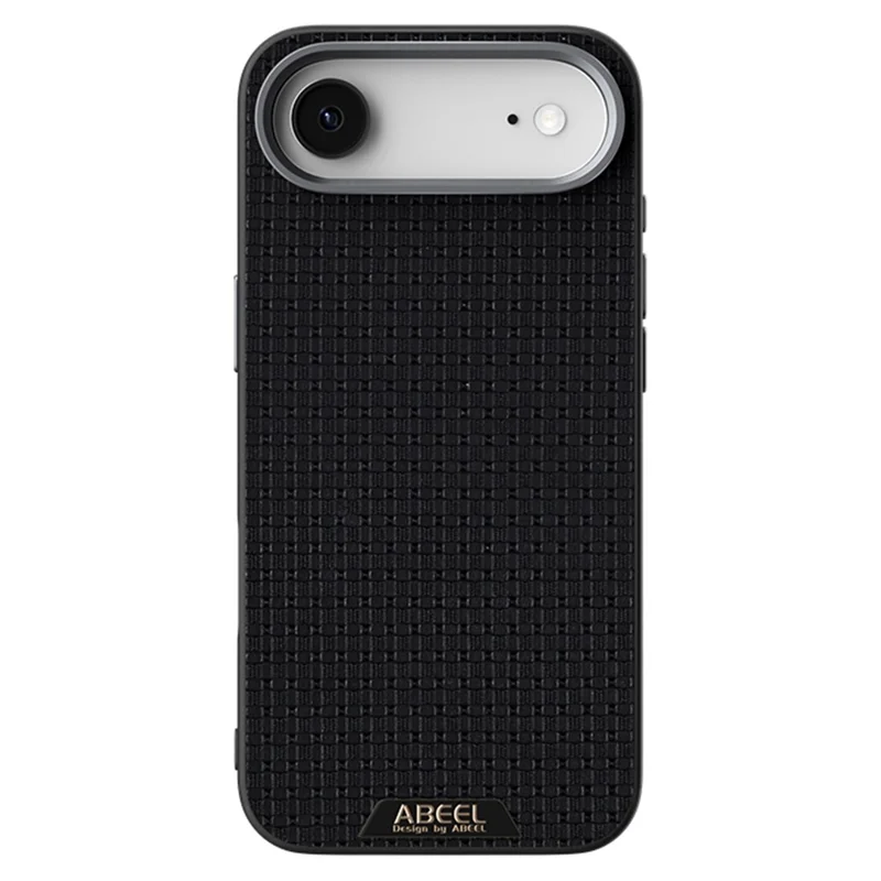 ABEEL For iPhone 17 Air Case Compatible with MagSafe Textured Micro-Embossing Back Cover - Black
