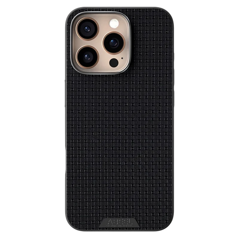 ABEEL For iPhone 16 Pro Case Compatible with MagSafe Textured Micro-Embossing Back Cover - Black