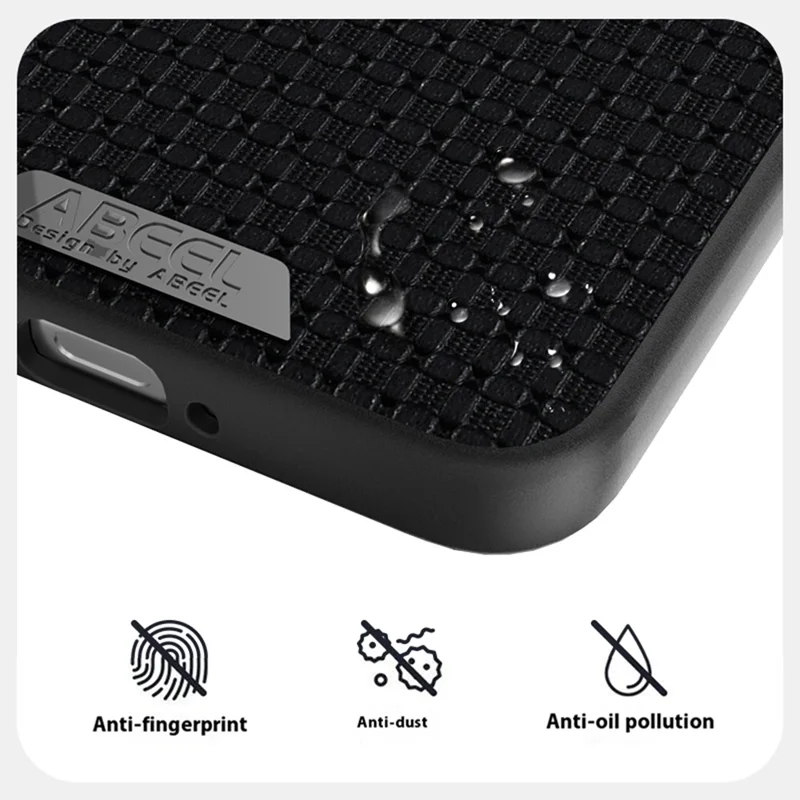 ABEEL For Xiaomi 15 Pro Case Compatible with MagSafe Textured Micro-Embossing Back Cover - Black