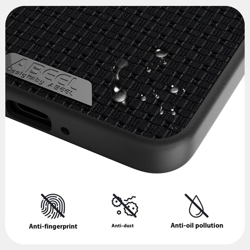 ABEEL For Xiaomi Poco F7 Ultra 5G  /  Redmi K80 Pro 5G Case Compatible with MagSafe Textured Micro-Embossing Back Cover - Black