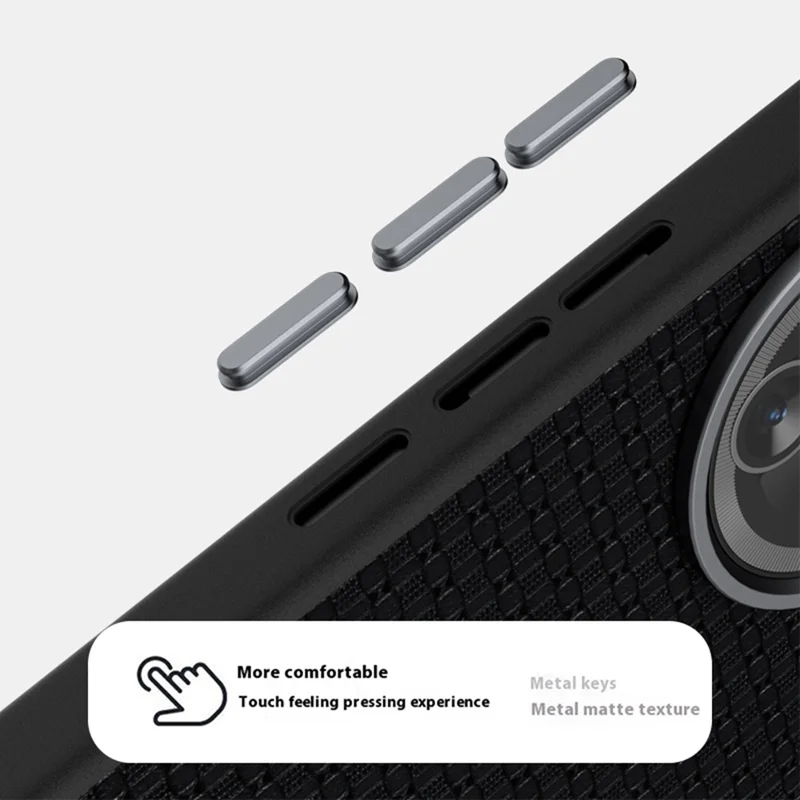 ABEEL For Xiaomi Redmi K80 5G  /  Poco F7 Pro 5G Case Compatible with MagSafe Textured Micro-Embossing Back Cover - Black