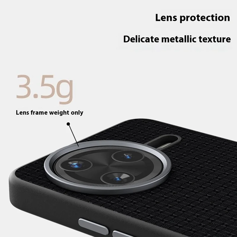 ABEEL For Xiaomi Redmi K80 5G  /  Poco F7 Pro 5G Case Compatible with MagSafe Textured Micro-Embossing Back Cover - Black