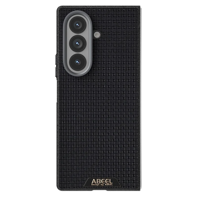 ABEEL For Samsung Galaxy Z Fold7 5G Case Compatible with MagSafe Textured Micro-Embossing Back Cover - Black