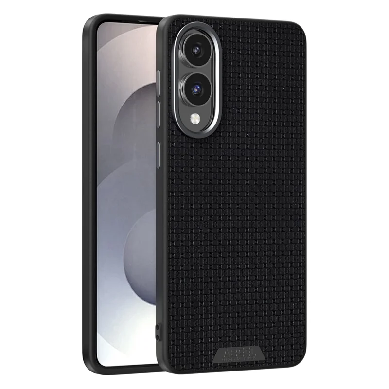 ABEEL For Samsung Galaxy S25 Edge Case Compatible with MagSafe Textured Micro-Embossing Back Cover - Black