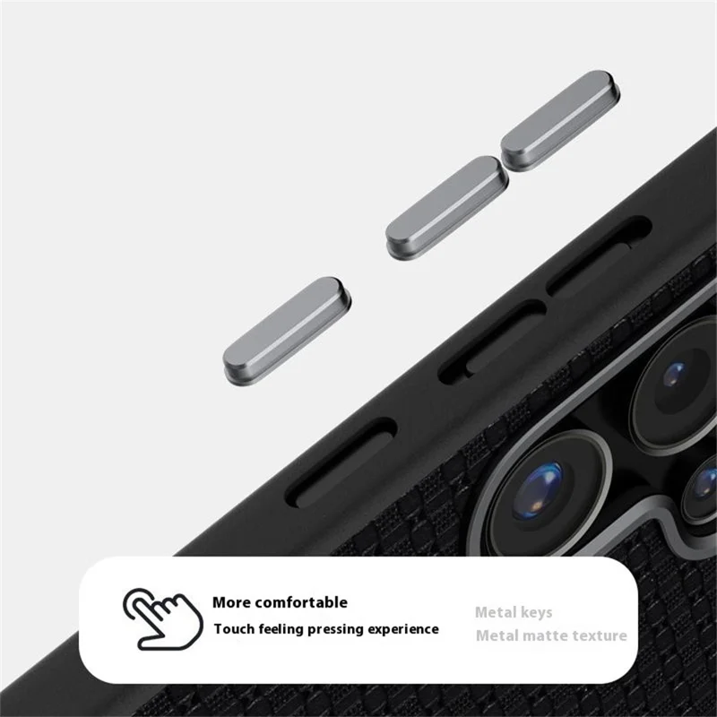 ABEEL Für Samsung Galaxy S25 Ultra Hülle MagSafe-kompatibel mit strukturierter Mikro-Prägung Rückseite - Grün