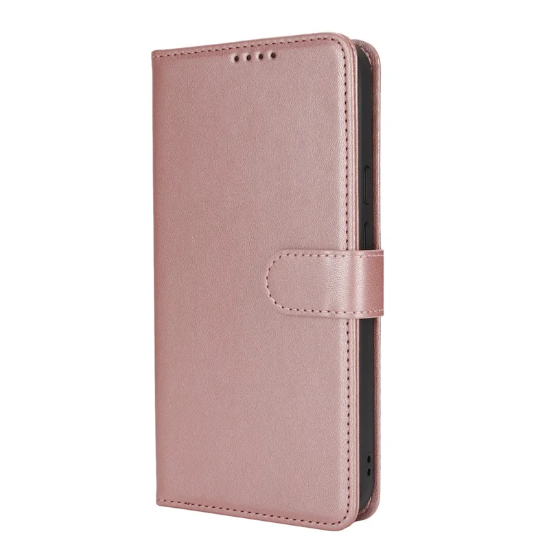 For Google Pixel 8a Stand Case Shockproof Leather Wallet Phone Cover - Rose Gold