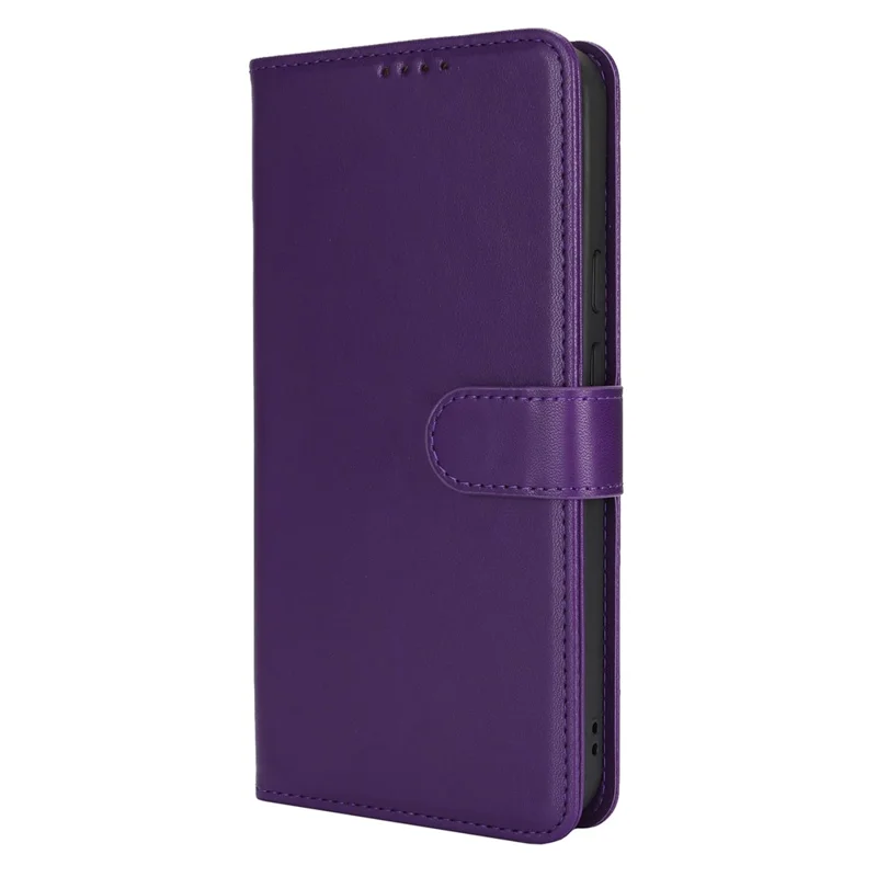 For Google Pixel 9 Pro XL Stand Case Shockproof Leather Wallet Phone Cover - Dark Purple