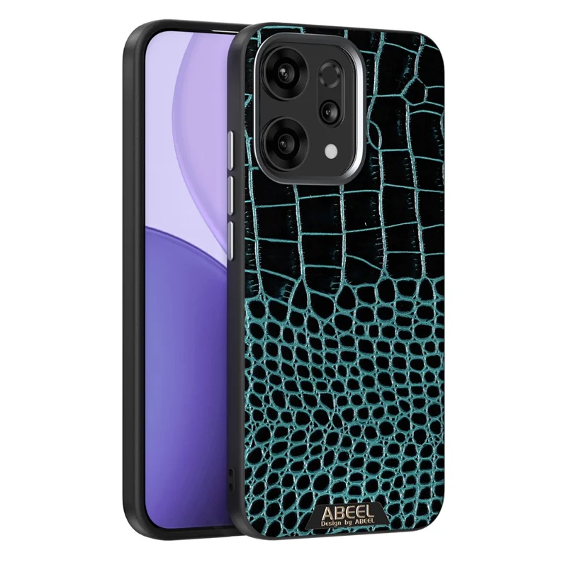ABEEL For Oppo Reno14 5G (Global) Case Compatible with MagSafe Crocodile Texture Micro-Embossing Back Cover - Green
