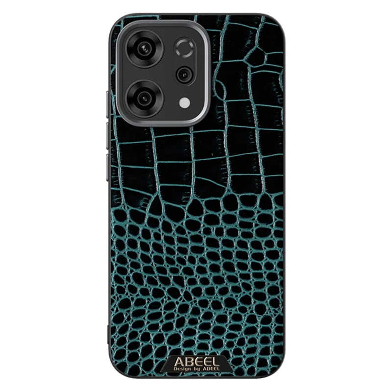 ABEEL For Oppo Reno14 5G (Global) Case Compatible with MagSafe Crocodile Texture Micro-Embossing Back Cover - Green