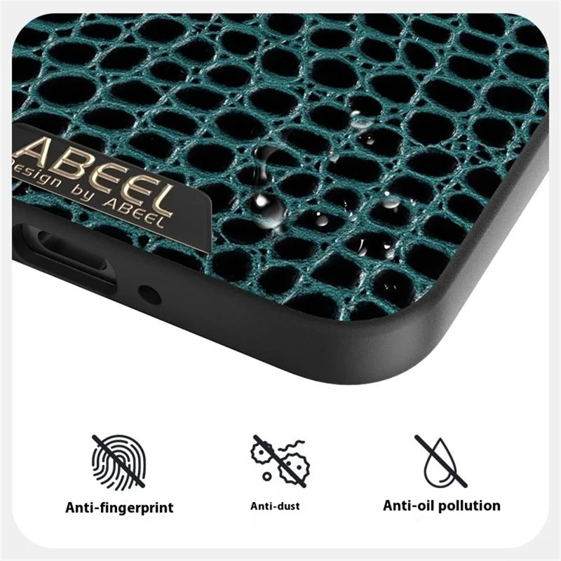 ABEEL For Oppo Reno14 5G (Global) Case Compatible with MagSafe Crocodile Texture Micro-Embossing Back Cover - Green